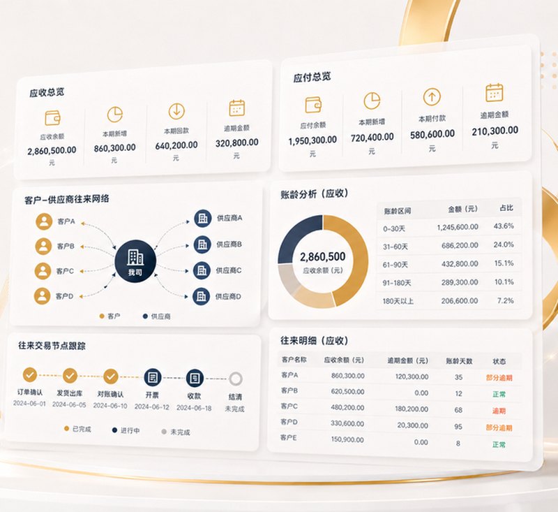 往来与应收应付管理